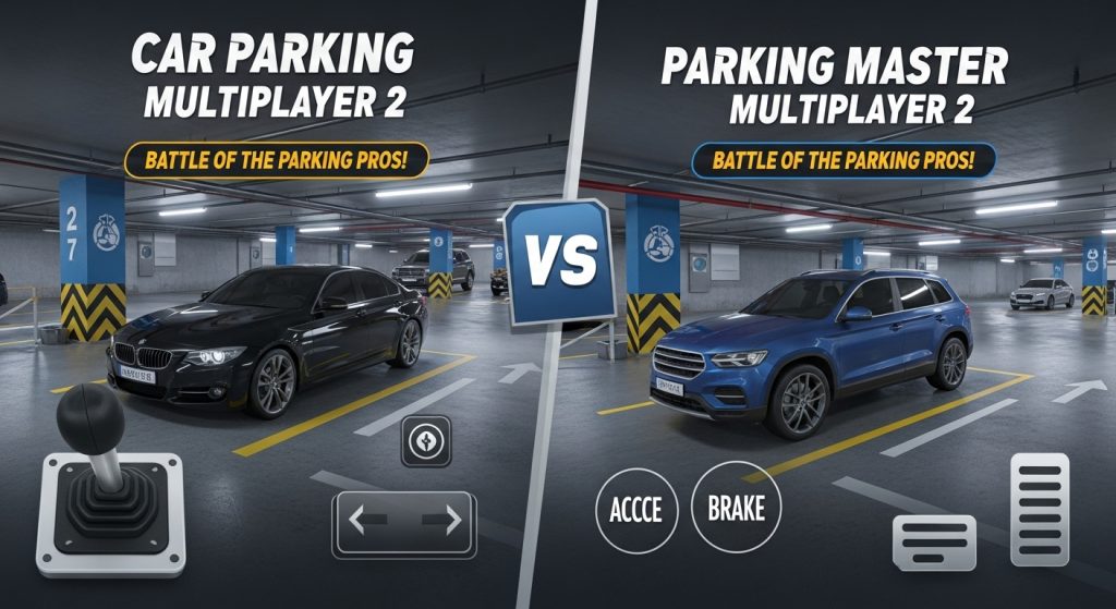 Car Parking Multiplayer 2 vs Parking Master Multiplayer 2