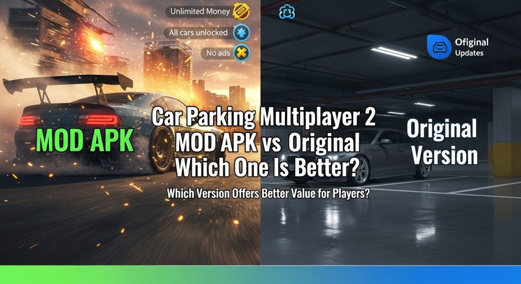 Car Parking Multiplayer 2 MOD APK vs Original Version