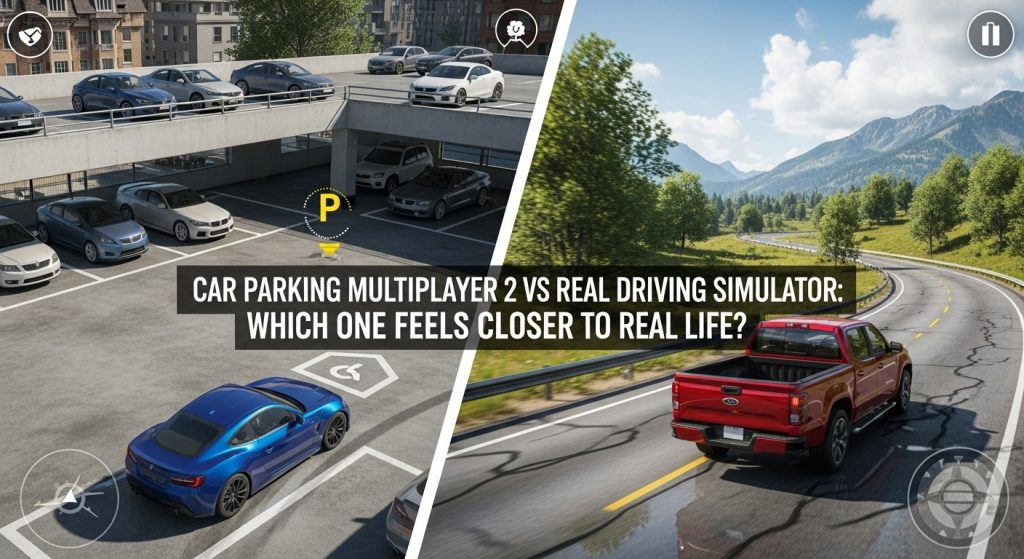 Car Parking Multiplayer 2 vs Real Driving Simulator