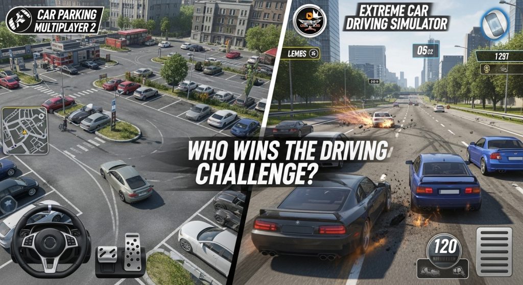 Car Parking Multiplayer 2 vs Extreme Car Driving Simulator