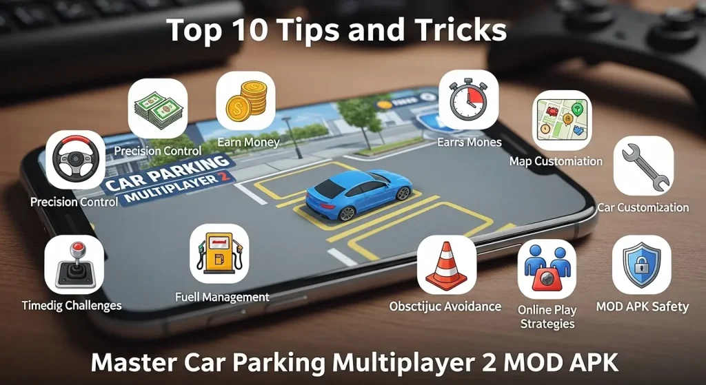 Top 10 Tips and Tricks to Master Car Parking Multiplayer 2