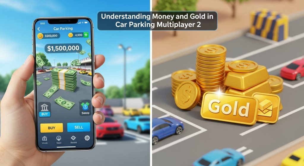 Money and Gold in Car Parking Multiplayer 2
